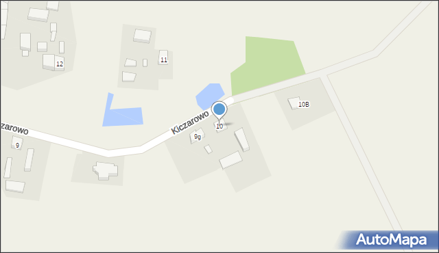 Kiczarowo, Kiczarowo, 10, mapa Kiczarowo