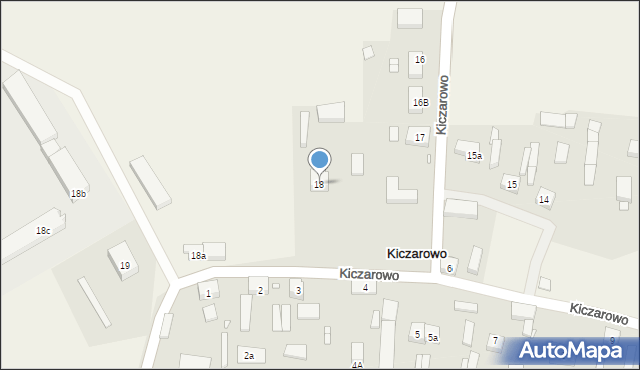 Kiczarowo, Kiczarowo, 18, mapa Kiczarowo