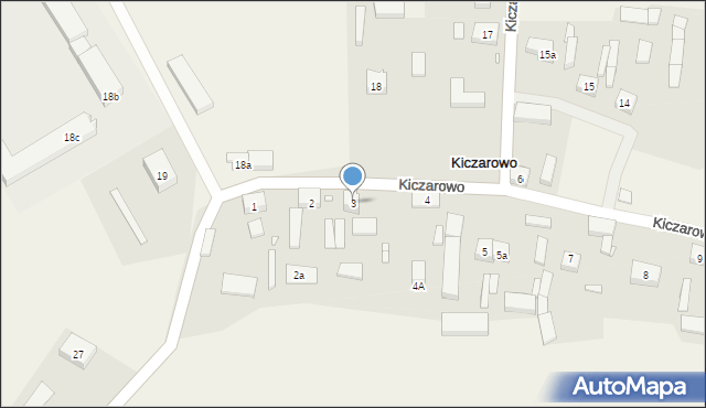 Kiczarowo, Kiczarowo, 3, mapa Kiczarowo