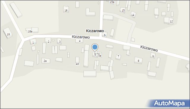 Kiczarowo, Kiczarowo, 5, mapa Kiczarowo