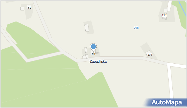 Kicznia, Kicznia, 53, mapa Kicznia