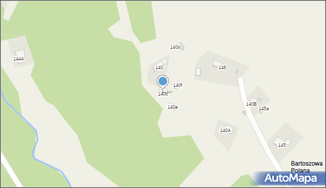 Kiczory, Kiczory, 140c, mapa Kiczory