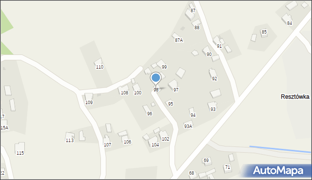 Kidałowice, Kidałowice, 98, mapa Kidałowice