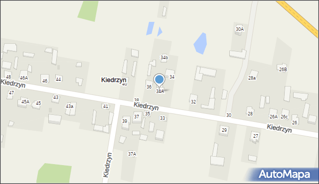 Kiedrzyn, Kiedrzyn, 34A, mapa Kiedrzyn