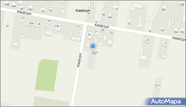 Kiedrzyn, Kiedrzyn, 37A, mapa Kiedrzyn