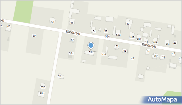 Kiedrzyn, Kiedrzyn, 53c, mapa Kiedrzyn