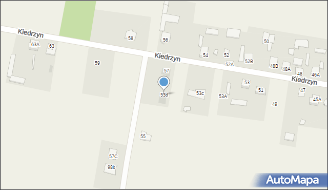 Kiedrzyn, Kiedrzyn, 53d, mapa Kiedrzyn