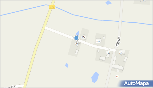 Kiejsze, Kiejsze, 16, mapa Kiejsze