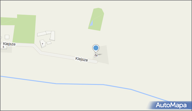 Kiejsze, Kiejsze, 6a, mapa Kiejsze