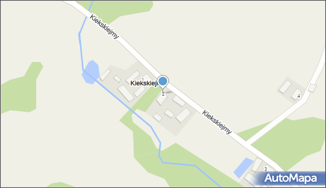 Kiekskiejmy, Kiekskiejmy, 2, mapa Kiekskiejmy