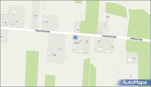 Kielchinów, Kielchinów, 27A, mapa Kielchinów