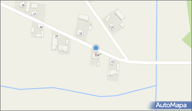 Kiełczew Górny, Kiełczew Górny, 33A, mapa Kiełczew Górny