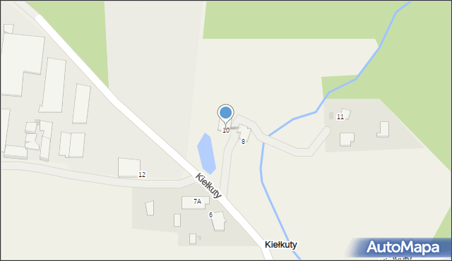 Kiełkuty, Kiełkuty, 10, mapa Kiełkuty