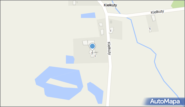 Kiełkuty, Kiełkuty, 3a, mapa Kiełkuty