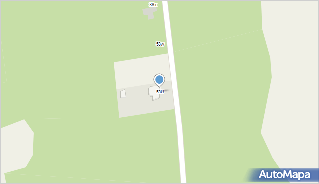 Kiełmina, Kiełmina, 58U, mapa Kiełmina