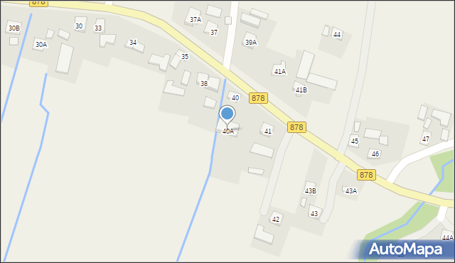 Kielnarowa, Kielnarowa, 40A, mapa Kielnarowa