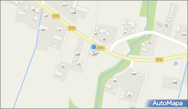 Kielnarowa, Kielnarowa, 43A, mapa Kielnarowa