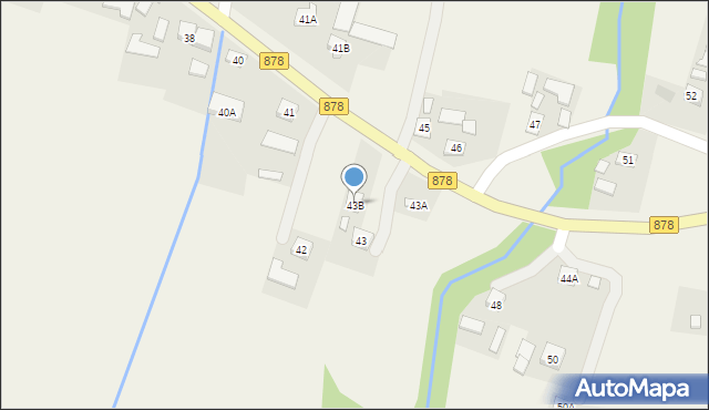 Kielnarowa, Kielnarowa, 43B, mapa Kielnarowa