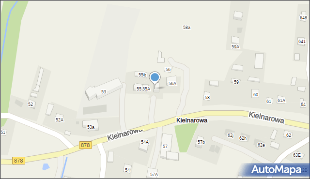 Kielnarowa, Kielnarowa, 56B, mapa Kielnarowa