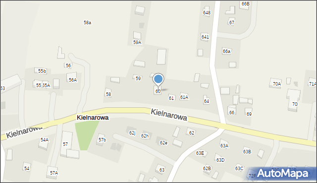 Kielnarowa, Kielnarowa, 60, mapa Kielnarowa