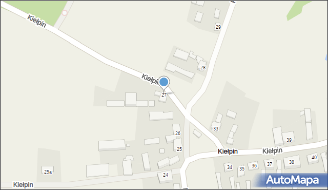 Kiełpin, Kiełpin, 27, mapa Kiełpin