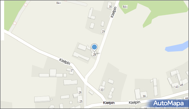 Kiełpin, Kiełpin, 28, mapa Kiełpin