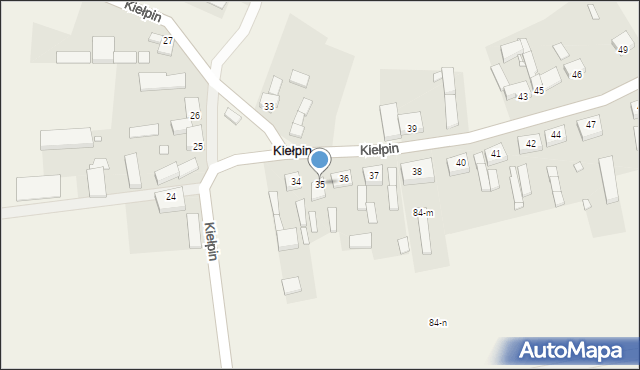 Kiełpin, Kiełpin, 35, mapa Kiełpin