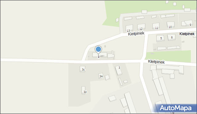 Kiełpinek, Kiełpinek, 4, mapa Kiełpinek