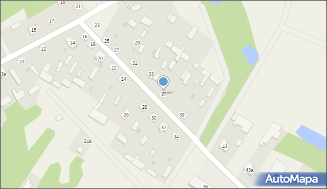 Kiełpiniec, Kiełpiniec, 37, mapa Kiełpiniec