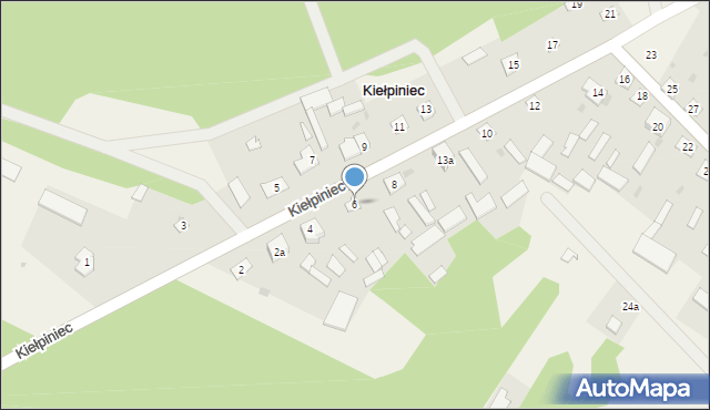 Kiełpiniec, Kiełpiniec, 6, mapa Kiełpiniec