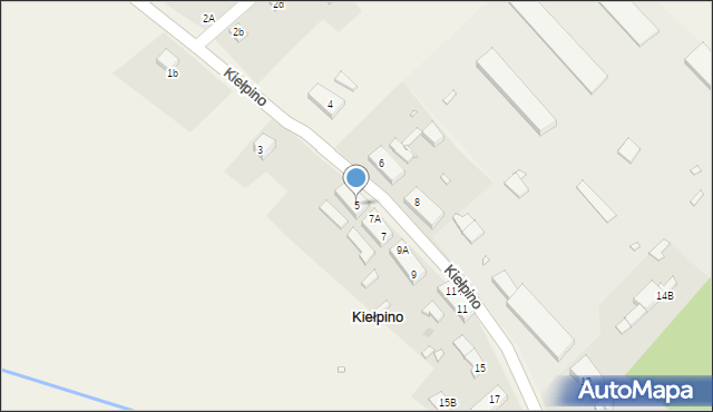 Kiełpino, Kiełpino, 5, mapa Kiełpino