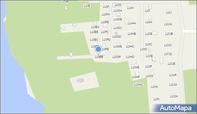 Kiełpiny, Kiełpiny, 110EE, mapa Kiełpiny