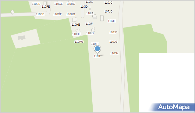 Kiełpiny, Kiełpiny, 110II, mapa Kiełpiny