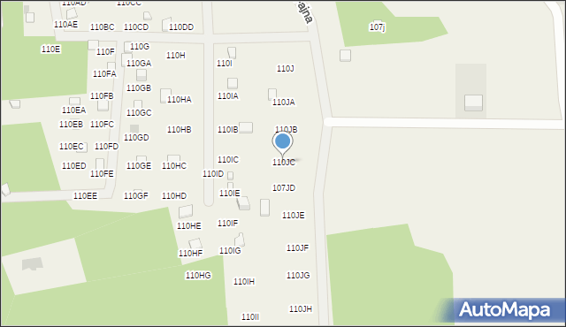 Kiełpiny, Kiełpiny, 110JC, mapa Kiełpiny