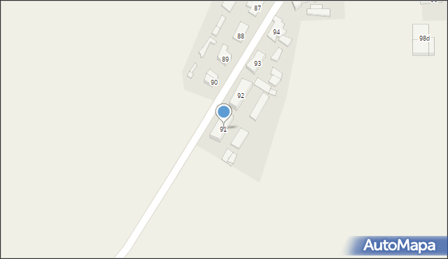 Kiełpiny, Kiełpiny, 91, mapa Kiełpiny