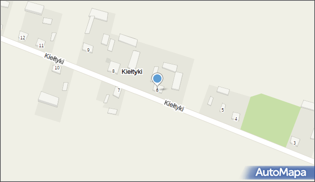 Kiełtyki, Kiełtyki, 6, mapa Kiełtyki