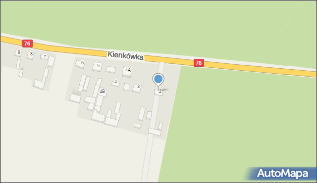 Kienkówka, Kienkówka, 2, mapa Kienkówka