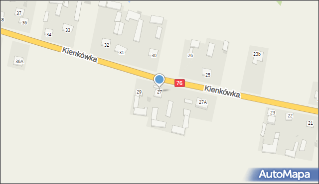 Kienkówka, Kienkówka, 28, mapa Kienkówka