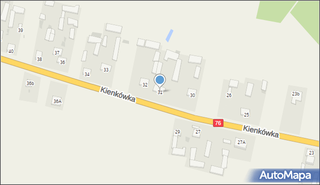 Kienkówka, Kienkówka, 31, mapa Kienkówka