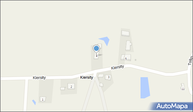 Kiersity, Kiersity, 4, mapa Kiersity