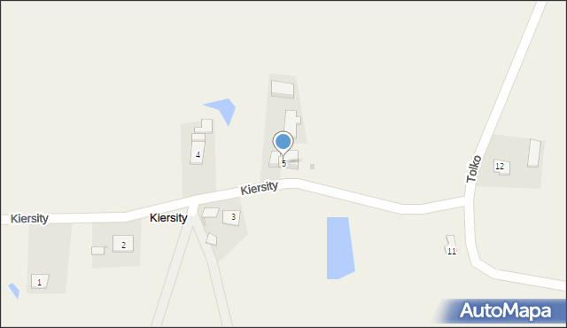 Kiersity, Kiersity, 5, mapa Kiersity