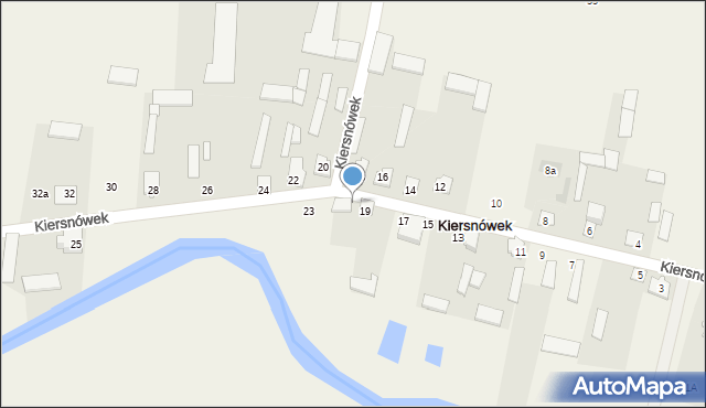 Kiersnówek, Kiersnówek, 21, mapa Kiersnówek