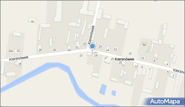 Kiersnówek, Kiersnówek, 21, mapa Kiersnówek