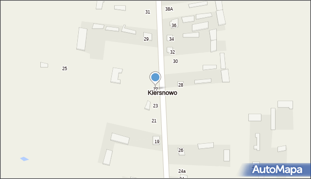 Kiersnowo, Kiersnowo, 27, mapa Kiersnowo