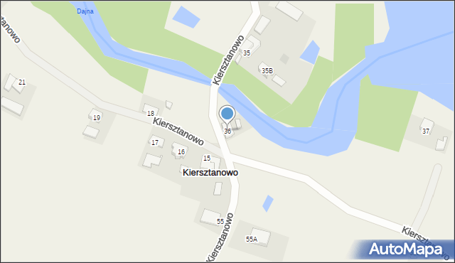 Kiersztanowo, Kiersztanowo, 36, mapa Kiersztanowo