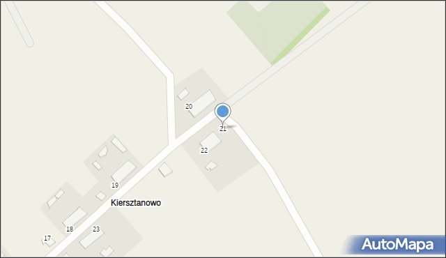 Kiersztanowo, Kiersztanowo, 21, mapa Kiersztanowo