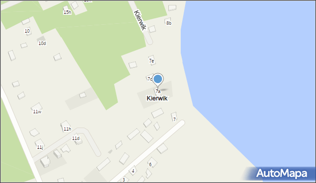 Kierwik, Kierwik, 7a, mapa Kierwik