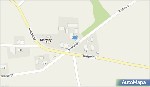 Kierwiny, Kierwiny, 2, mapa Kierwiny