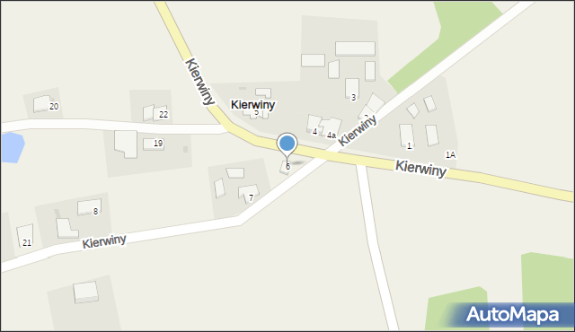 Kierwiny, Kierwiny, 6, mapa Kierwiny