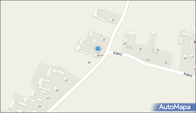 Kierz, Kierz, 37, mapa Kierz